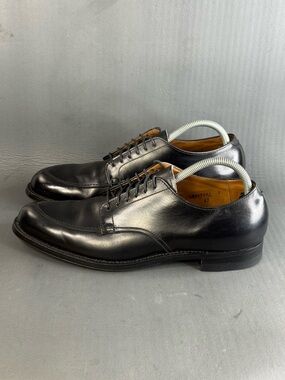 Alden Split Toe Derby Black Leather Shoes Men's Size 9.5 AAA/A